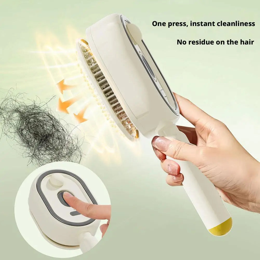 Electric Spray Hair Brush Rechargeable Water Spray Hair Brush